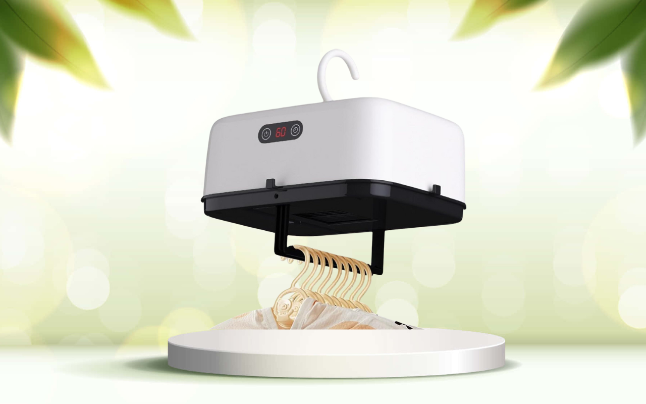 Scopri come asciugare i vestiti in fretta anche in spazi piccoli con l’asciugatrice portatile